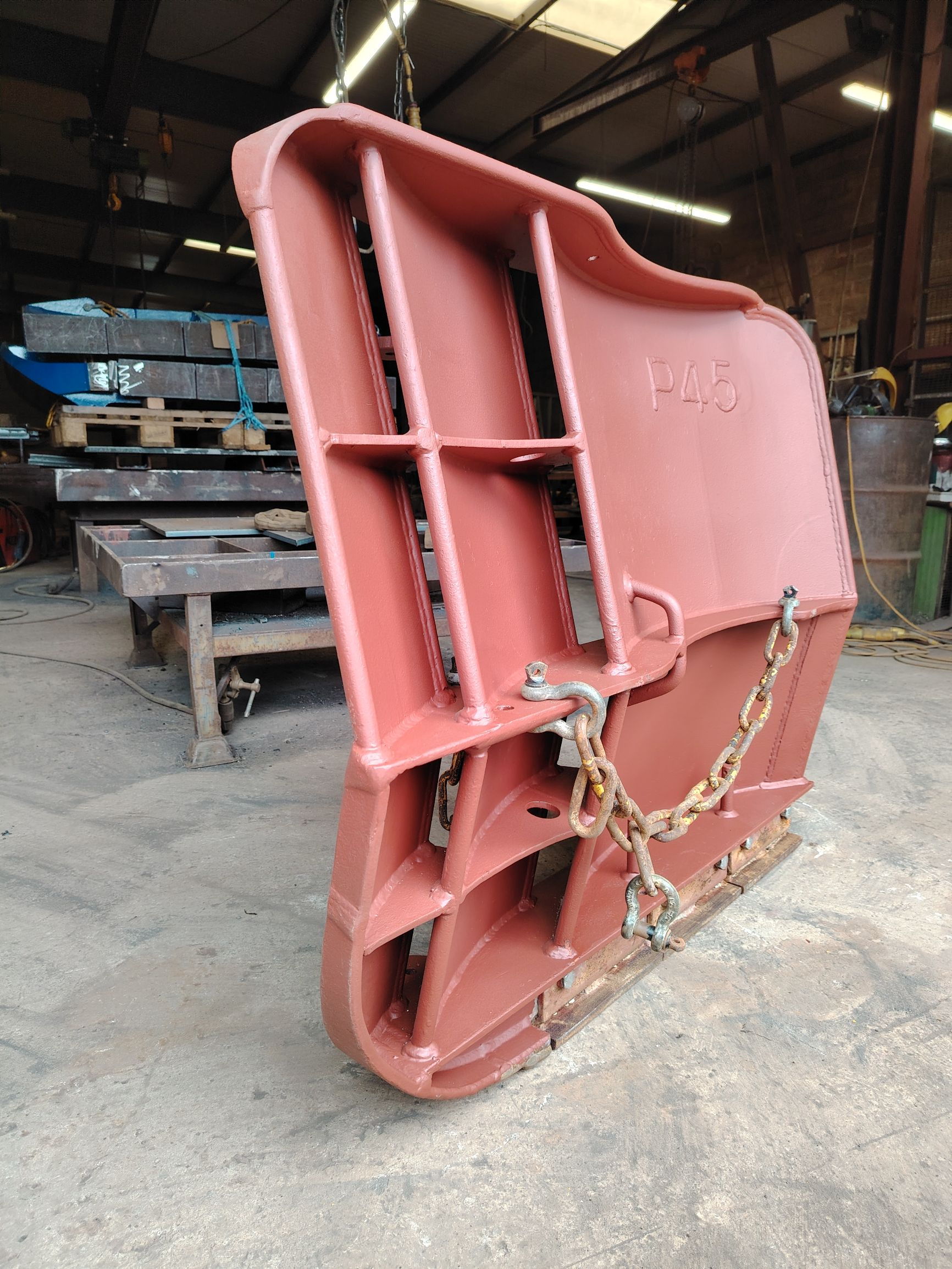 72" High Standing Curved...