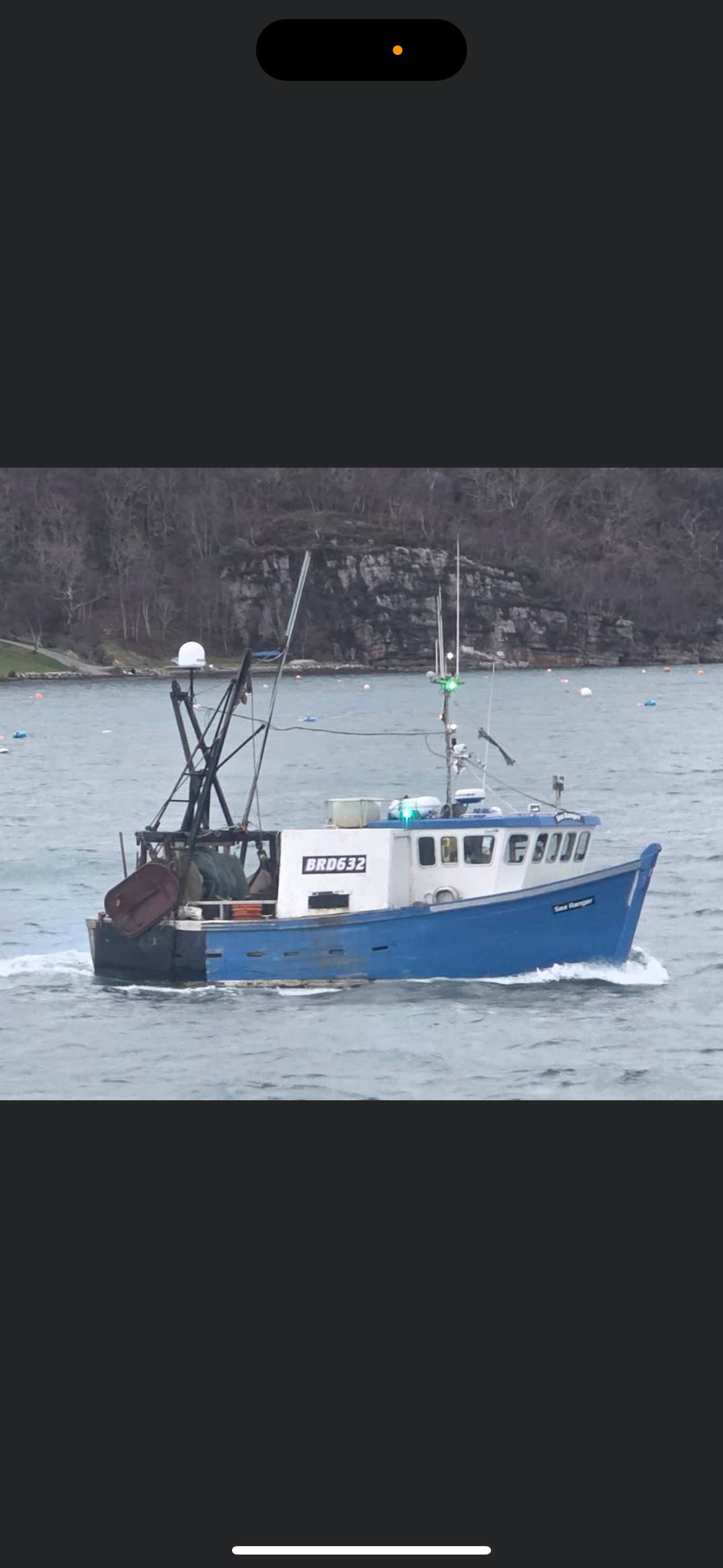 Wooden trawler