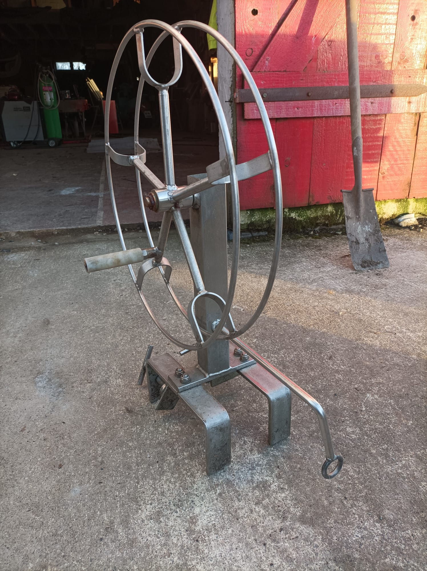 stainless steel hand gurdy...