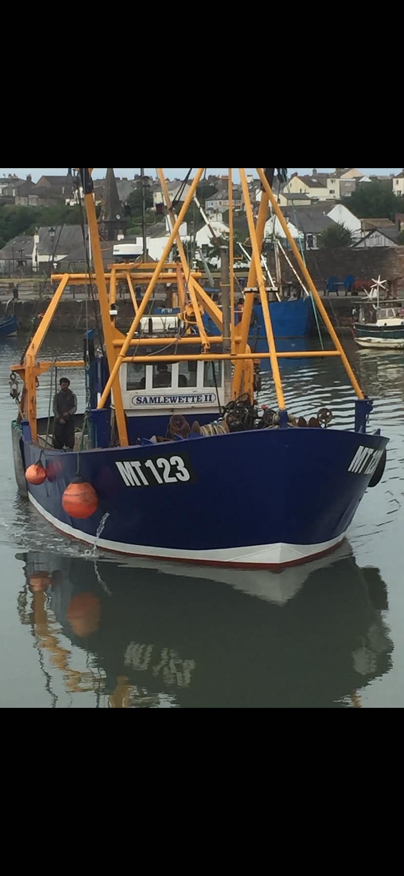 Newbury build steel trawler...