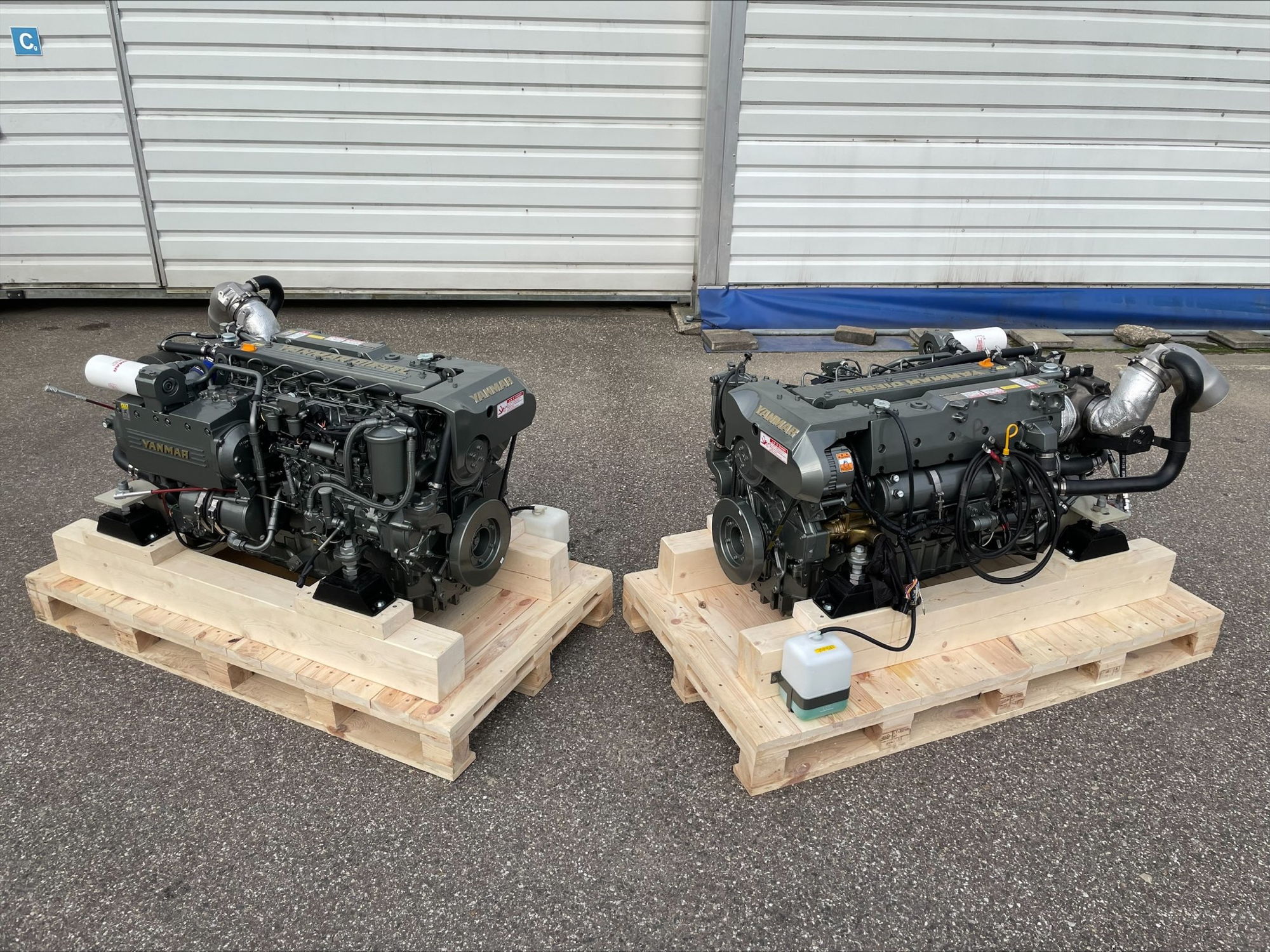 2 x YANMAR 6LYA-STP 370HP at...