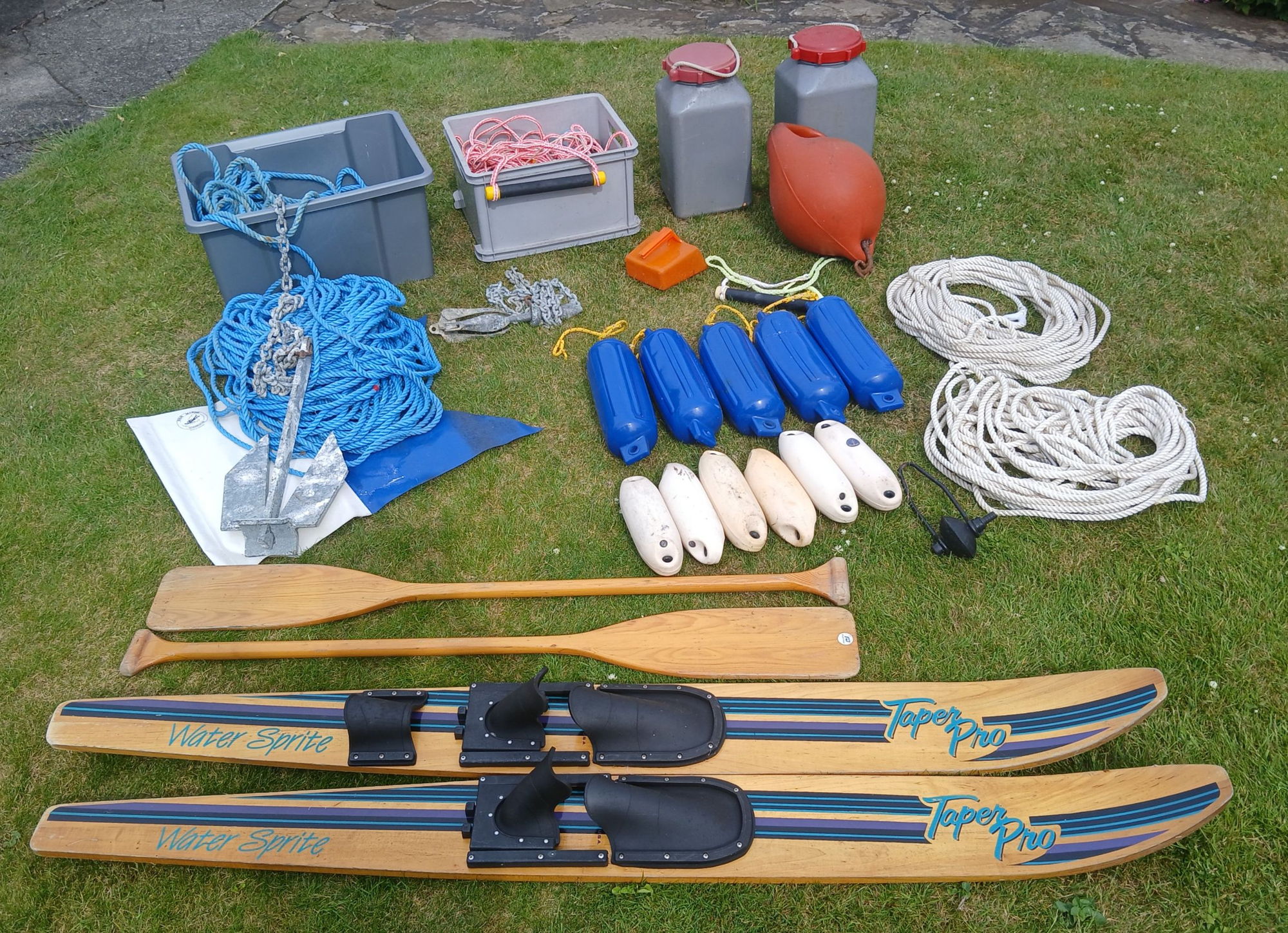 Job lot of boating gear