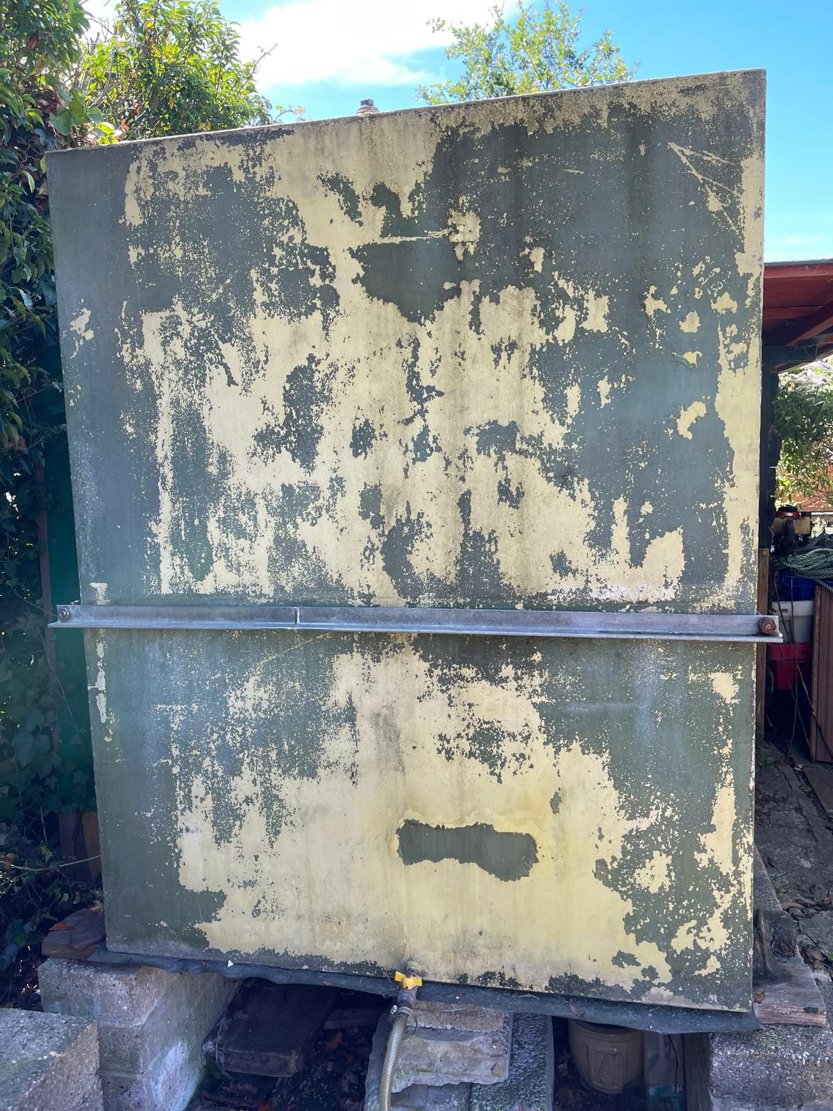 Red Diesel Storage Tank