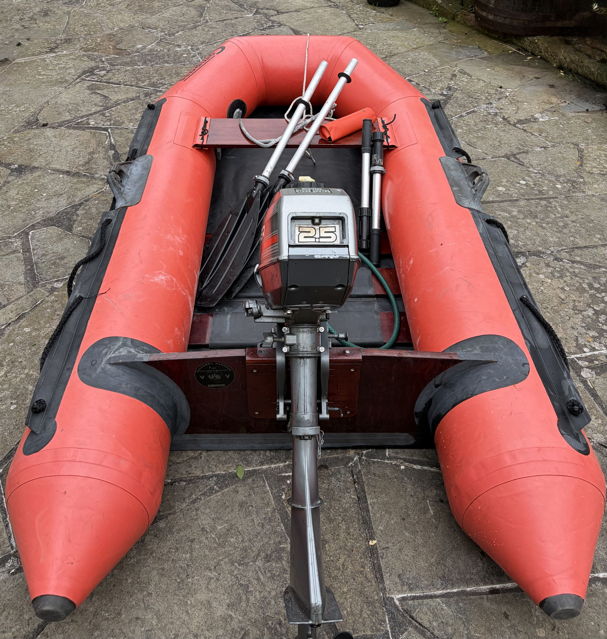 2.5Hp Mariner outboard & 3...